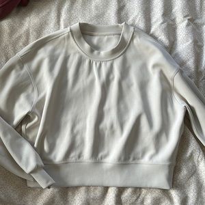 Lululemon soft stream cropped sweatshirt